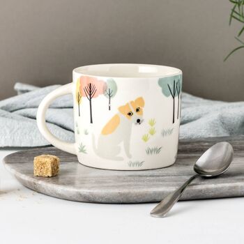 Tasse de chien en céramique faite à la main 2 2