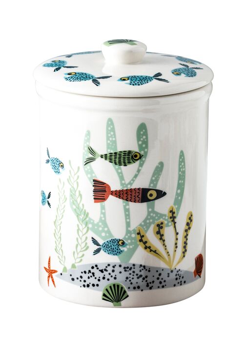 Handmade Ceramic Fish Storage Jar