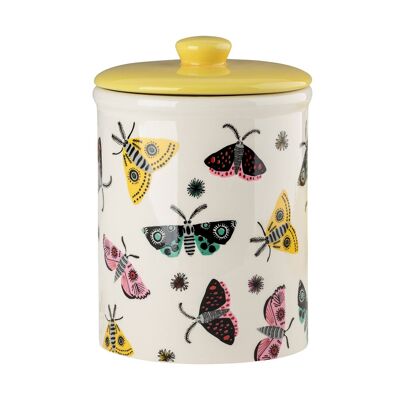 Handmade Ceramic Moth Storage Jar