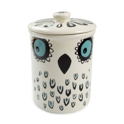 Handmade Ceramic Owl Storage Jar