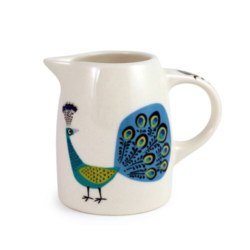 Handmade Ceramic Peacock Small Jug