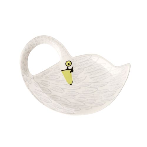 Handmade Ceramic Swan Trinket Dish