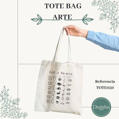 Totebag Roll a Picasso