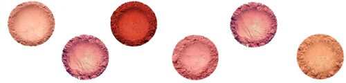 Veganes Mineral Blush, Halal Mineral Blush Probe Set