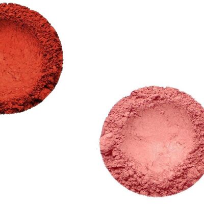 Set campione di blush minerale vegano, blush minerale halal