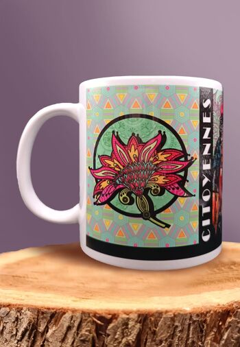 MUG - Citoyennes du Monde – MEXIQUE (Frida Kahlo) 3