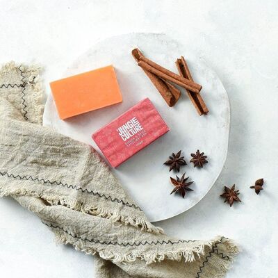 Body Soap - Ginger & Spice Solid Exfoliating Bar Soaps