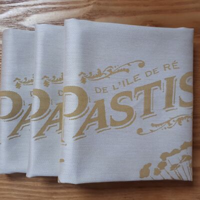 PASTIS DE L'ILE DE RE glass towel - Made in France - special gifts