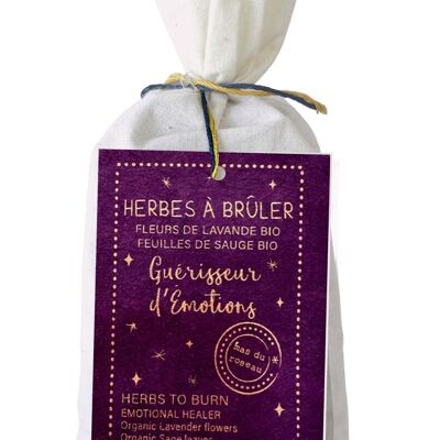 HERBES A BRULER GUERISSEUR D'EMOTIONS - SAUGE ET LAVANDIN