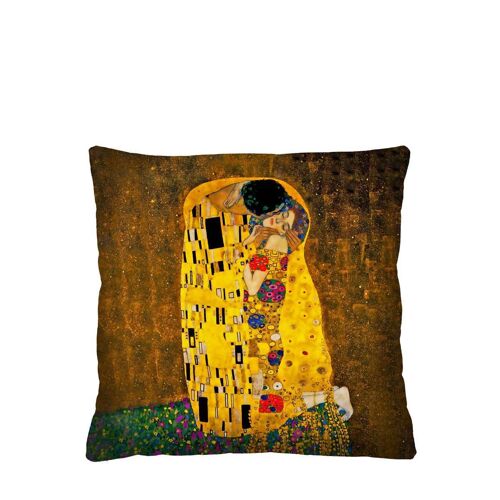 Cuscino decorativo per la casa Klimt The Kiss Bertoni 50 x 50 cm.