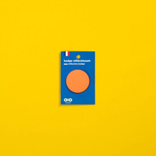 Badge réfléchissant | orange