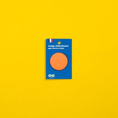 Reflective badge | orange