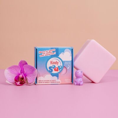 Kindy Pink Savon-surprise pour enfant