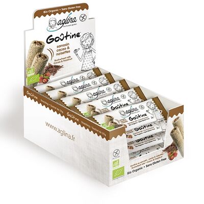 Snacking Goûtine cacao & noisettes sans huile de palme sachet 25g