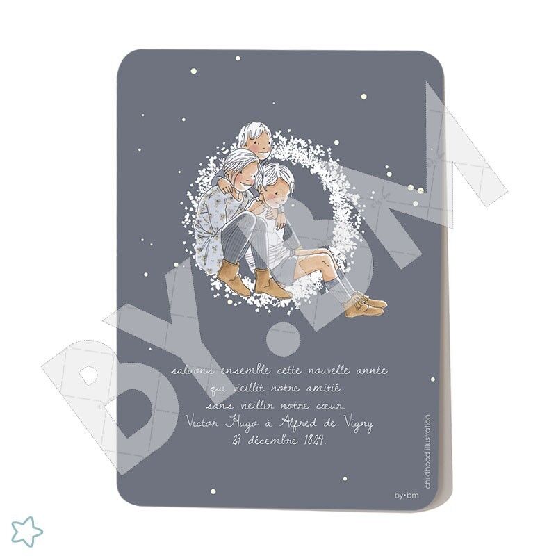 Biglietto d'auguri - Capodanno "amicizia"