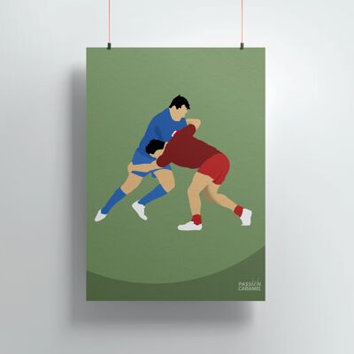 Rugby - Affiche - Caramel