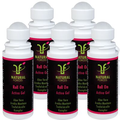 5x Pure Elixir Active Gel Roll On 60ml