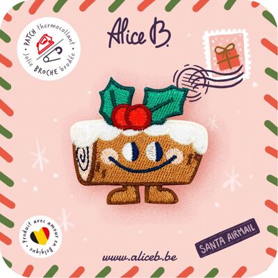 THE CHRISTMAS BUCHE • Brooch