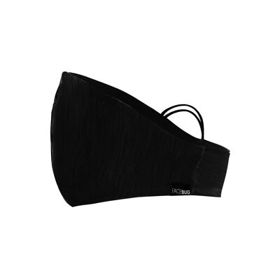 Breathable sports mask Black basic