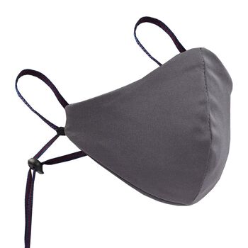 Masque de sport respirant Just Grey 1