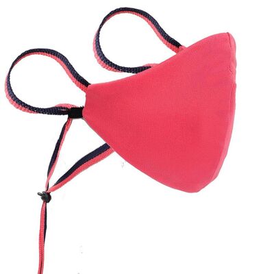 Breathable sports mask Deep Red