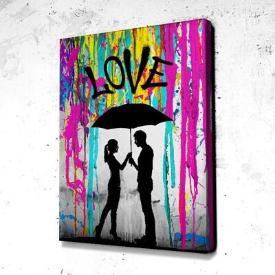 Tableau Pluie d'Amour Color - 160 x 120 - Plexiglas - Sans cadre