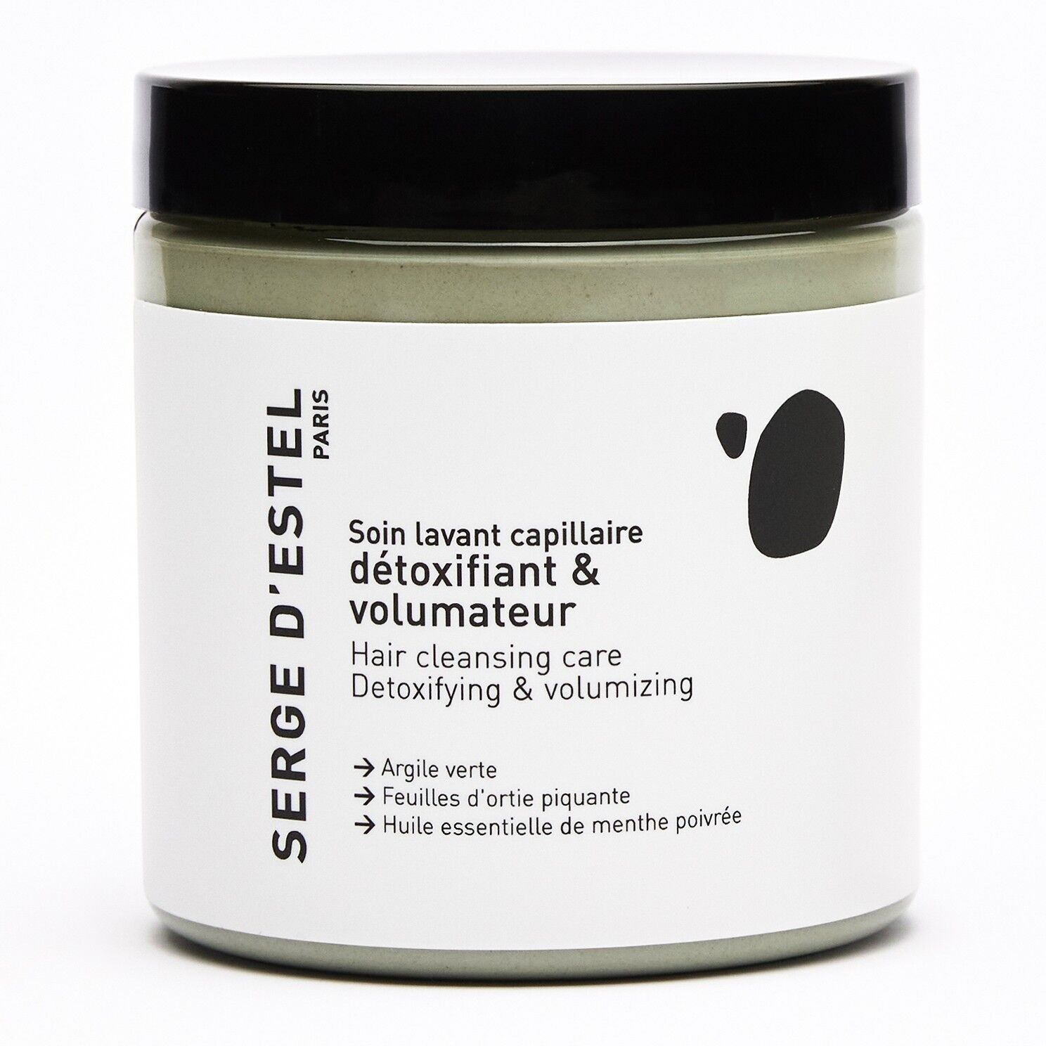 Soin Détoxifiant & Volumateur Cheveux Gras - Argile Verte - Ortie Piquante - Huile Essentielle de Menthe Poivrée