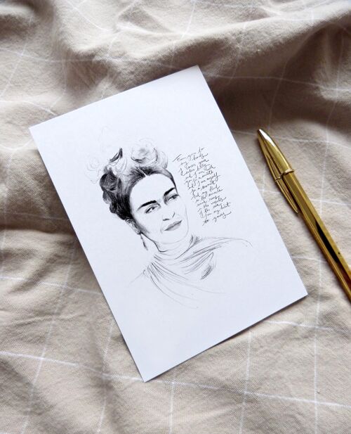 Carte postale Frida