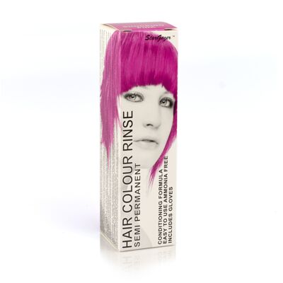 Tintura Per Capelli Semi Permanente Condizionante Rosa Shocking, colore per capelli vegan cruelty free ad applicazione diretta