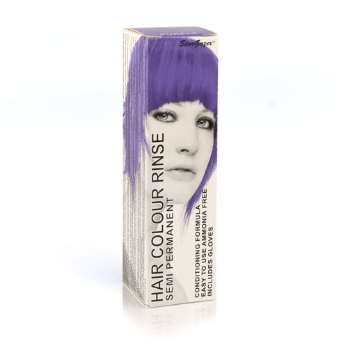Purple Conditioning Semi Permanent Hair Dye, vegan cruelty free direct application hair colour