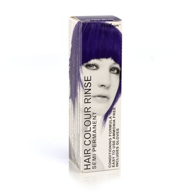 Ultra Blue Conditioning Semi Permanent Haarfärbemittel, vegane, grausamkeitsfreie Haarfarbe mit direkter Anwendung