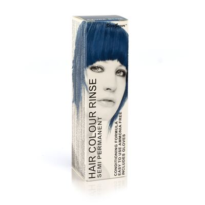 Teinture capillaire semi permanente de conditionnement bleu azur, couleur de cheveux d'application directe sans cruauté végétalienne