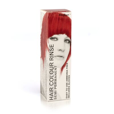 Foxy Red Conditioning Semi Permanent Hair Dye, vegan cruelty free direct application hair colour