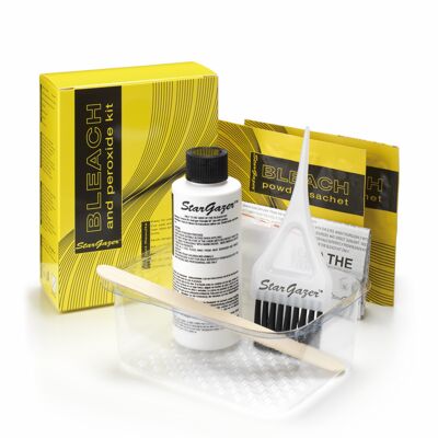 Bleach and Peroxide Kit, das komplette Home Kit zum Entfärben und Bleichen von Haaren
