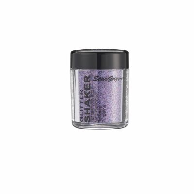 Shaker scintillant, rose Lazer. Poudre de paillettes cosmétiques