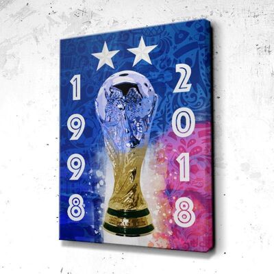 Tableau Mondial Cup 2018 - 60 x 40 - Toile sur châssis - Sans cadre