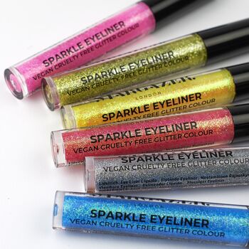 Eyeliner liquide scintillant Vegan Glitter, séchage rapide Fine Extreme Glitter couleur rose 3