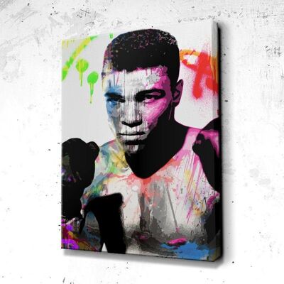 Tableau Mohamed Ali Street - 160 x 120 - Toile sur châssis - Sans cadre