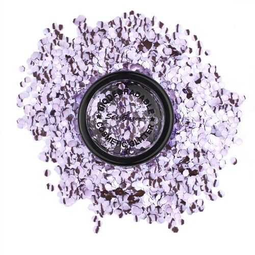 Biodegradable Chunky Glitter Shaker - Violet. Festival Friendly Biodegradable Cosmetic Glitter