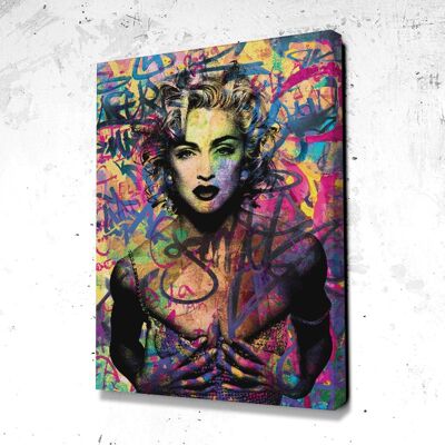 Tableau Madonne Street Face - 40 x 30 - Plexiglas - Sans cadre