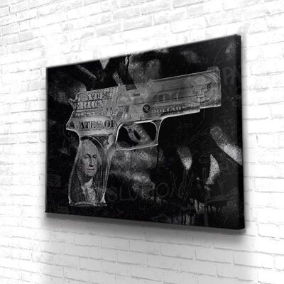 Tableau Luxury Gun - 60 x 40 - Plexiglas - Sans cadre