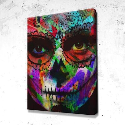 Tableau La Muerte - 160 x 120 - Plexiglas - Cadre noir