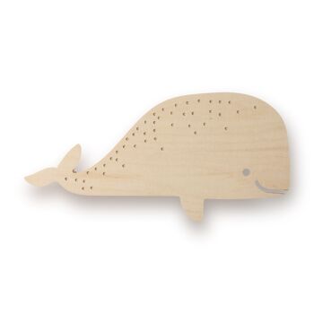 Décoration en bois - La baleine - Grand Format 2