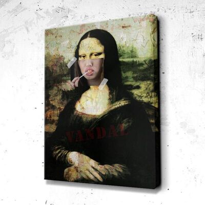 Tableau Joconde Vandal - 40 x 30 - Plexiglas - Cadre noir