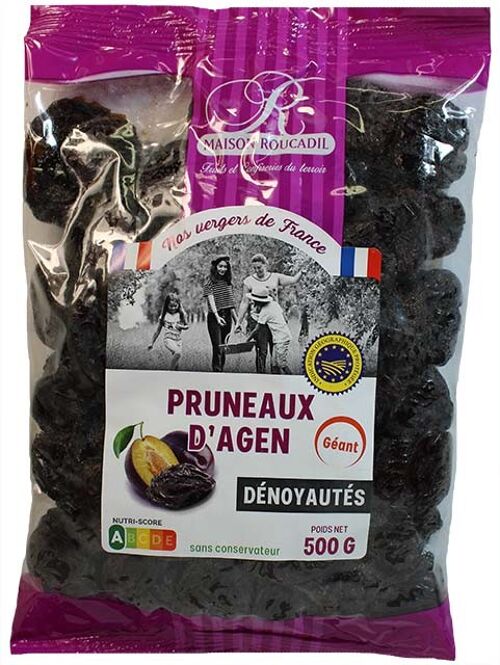 Buy wholesale Pitted Agen prunes - giant size - 500g bag