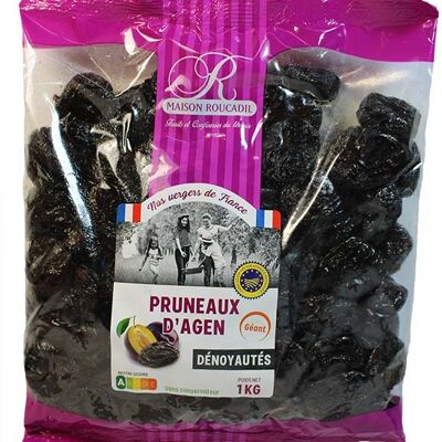 Pitted Agen prunes - Giant size - 1kg bag