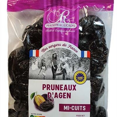 Semi-cooked Agen prunes - 500g bag