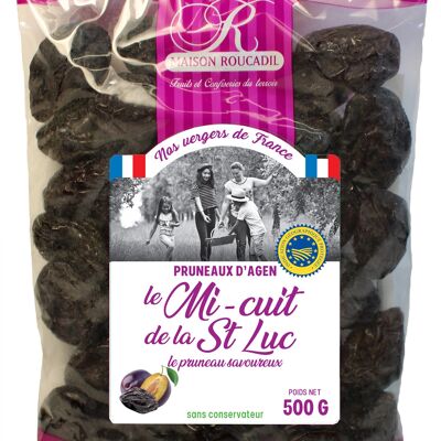 Ciruelas pasas de Agen semicocidas - bolsa 500g