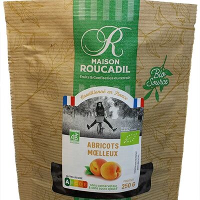 Organic soft apricots - 250g bag