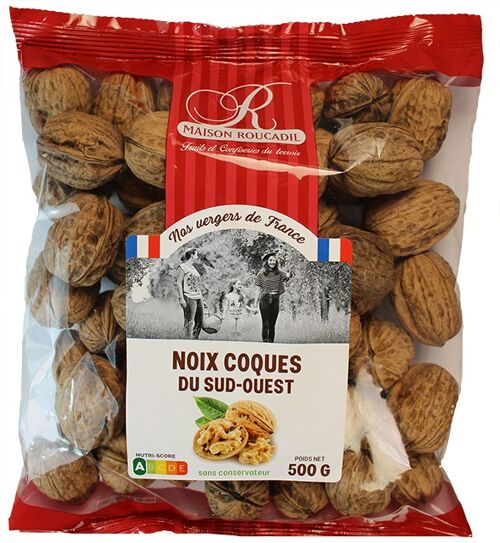 Noix coques - Origine France - sachet 500g